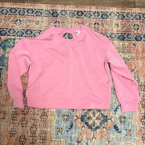 all in motion Pink Crewneck Top with Back Keyhole